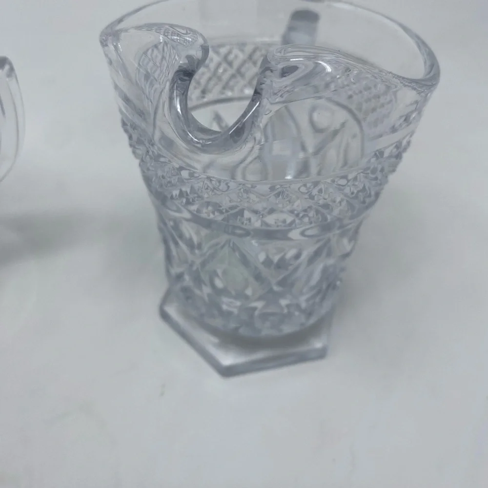 Vintage Sugar Bowl & Creamer Set